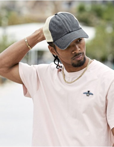 BEE-B672-6 Panel Vintage Trucker